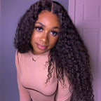 HairHive Deep Wave Wear Go Glueless Wigs 7x5 HD Lace Pre Cut Lace Closure Wigs