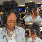 HairHive Deep Wave Invisi-Drawstring 360 Lace Glueless Wig Bleached Knots Wear Go Wig