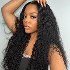 HairHive Deep Wave Pre-Cut 9x6 T Part Lace Wig Bleached Knots Wear Go Wig With Realistic Parting
