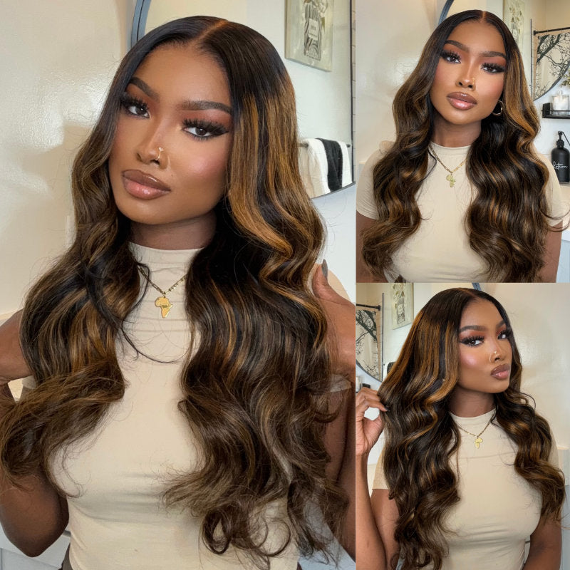 Sunber Balayage Highlight Jerry Curly Glueless Wig Limited Stock Vip Member Flash Sale