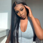 HairHive Made of 100% Unprocessed Brazilian Human Virgin Hair Straight Wig 13x4 13x6 Virgin Human Hair Lace Front Wigs Preplucked HD Wigs