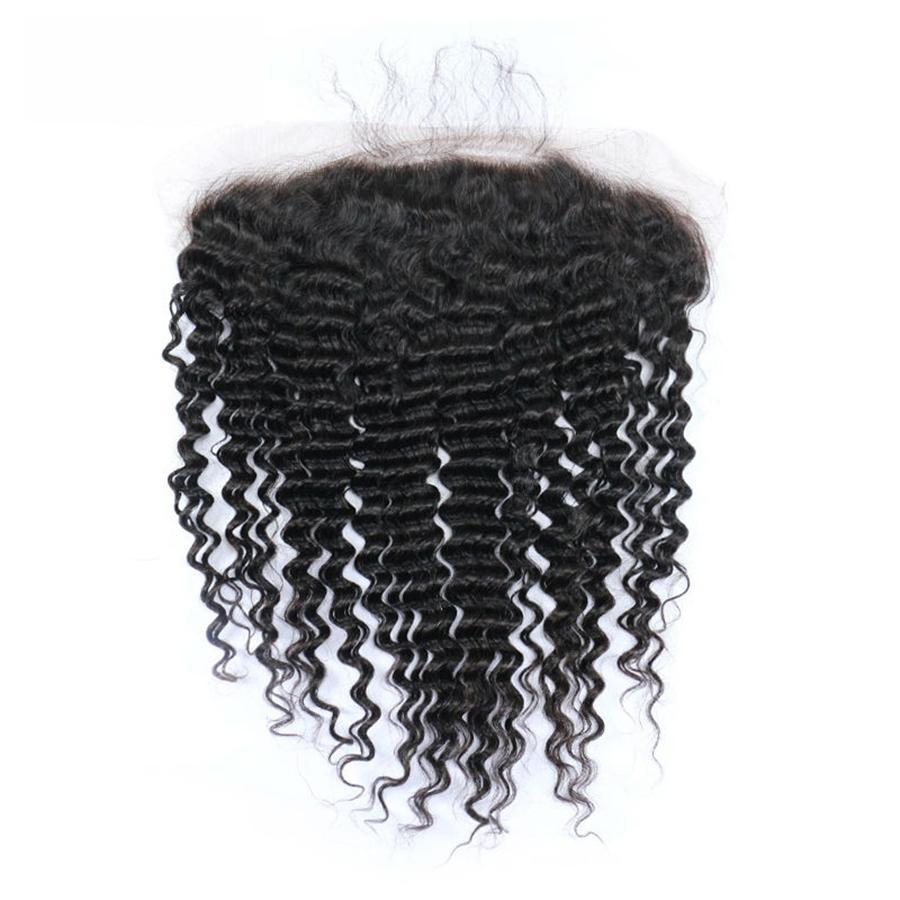 Deep Wave 13x4 Lace Frontal Human Virgin Hair -HairHive