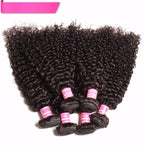 Hive Hair Jerry Curly Virgin Human Hair Weave 1pc/3pc Bundles-Can Be Dyed And Bleached