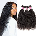 Hive Hair Jerry Curly Virgin Human Hair Weave 1pc/3pc Bundles-Can Be Dyed And Bleached