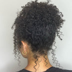 HairHive Kinky Curly Invisi-Drawstring Pre-Cut 360 Lace Glueless Wig With Bleached Knots Pre-Plucked Hairline