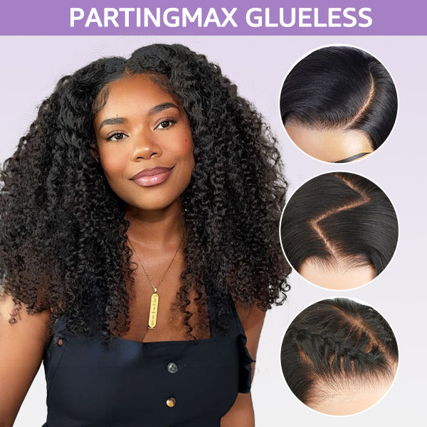 Kinky Curly Elastic Drawstring 13x4 13x6 HD Lace Frontal Wig Glueless Wear Go Wig Beginner Friendly Pre-plucked Hairline