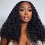 HairHive Kinky Curly Realistic Scalp 9x6 T Part Lace Wear Go Wig No Glue Need Pre-Cut Lace Natural Hairline