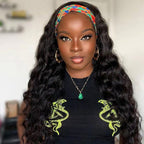 HairHive Easy Wear Loose Wave Headband Wig Protective Style For Effortless Bouncy Waves