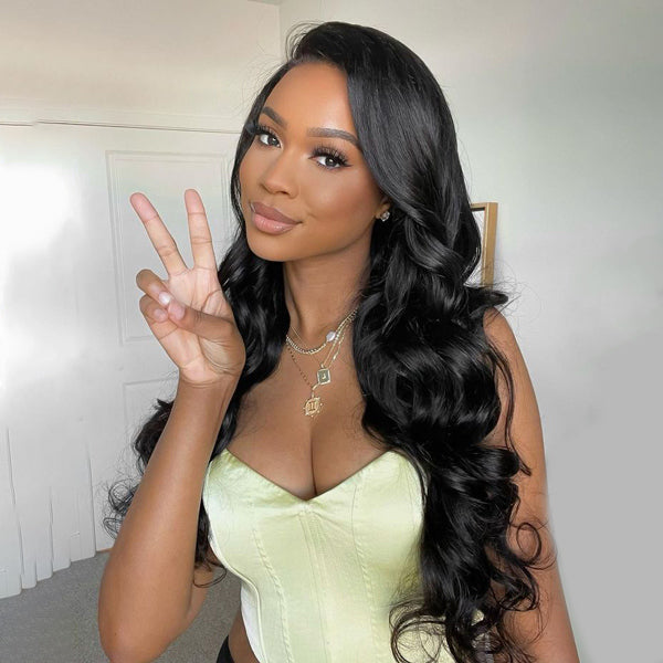 HairHive Loose Wave Wear Go Glueless Wig Seamless Blend Pre-cut 7x5 HD Lace