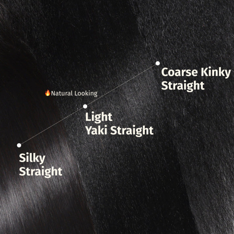 Sunber Blunt Cut Light Yaki Straight 7x5/13x4 Pre-Cut Lace Bye Bye Knots Glueless Bob Wig Pre-plucked