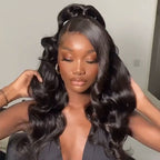HairHive Ocean Wave 360 Glueless Wig Bleached Knots With Invisi-Drawstring Adjustable Size