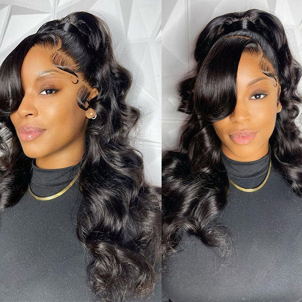 HairHive Ocean Wave 360 Glueless Wig Bleached Knots With Invisi-Drawstring Adjustable Size