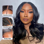 HairHive M-Cap Ocean Wave 9x6 Pre Cut HD Lace Wear Go Glueless Human Hair Wigs Pre Bleached Tiny Knots