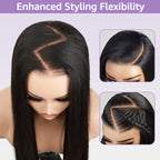 Subscribers-Only Kinky Straight Pre-cut 7x5 HD Lace Wear Go Wig Bleached Knots Wear Go Glueless Wig