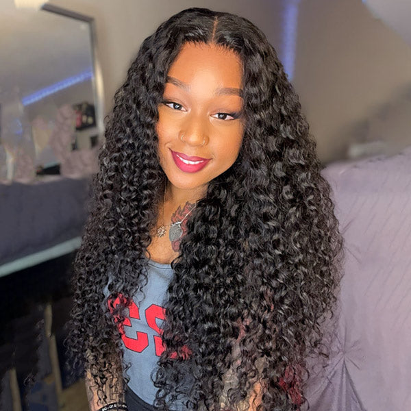 HairHive Water Wave Wear Go Wigs 7x5 HD Lace Real Glueless Lace Closure Wigs