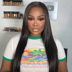 HairHive Sleek Straight Pre-cut 7x5 HD Lace Wear Go Glueless Wig Bleached Invisible Knots