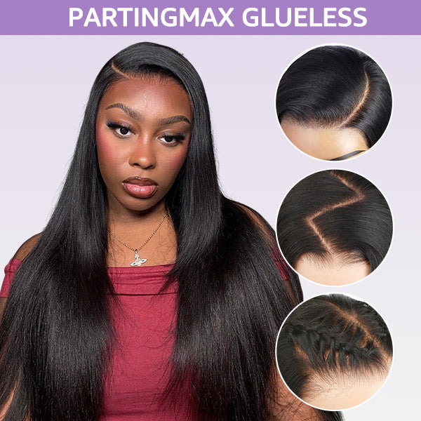 Silk Straight Glueless Pre-Bleached Knots Elastic Drawstring 13x4 13x6 HD Lace Frontal Wig 100% Human Hair Wear Go Wig