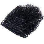 Sunber 9pcs Clip-in Curly Hair Extensions-Soft & Natural & Real Human Hair