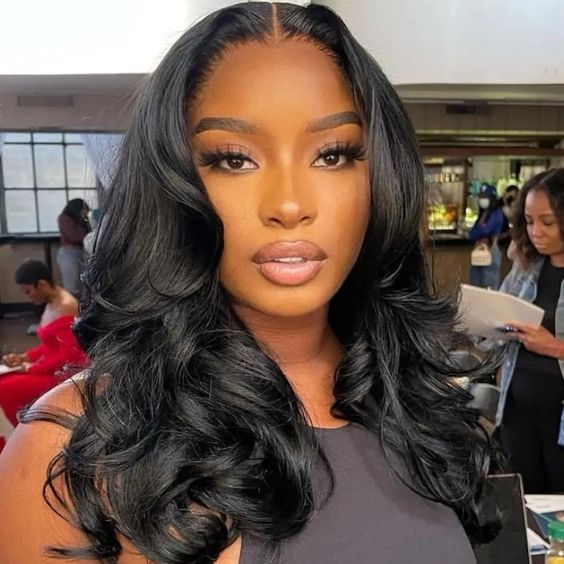 24h Shipping | Ocean Wave Hair Wear Go Glueless Wigs 7x5 Pre Cut HD Lace Closure Wigs With Pre Plucked Nautral Hairline