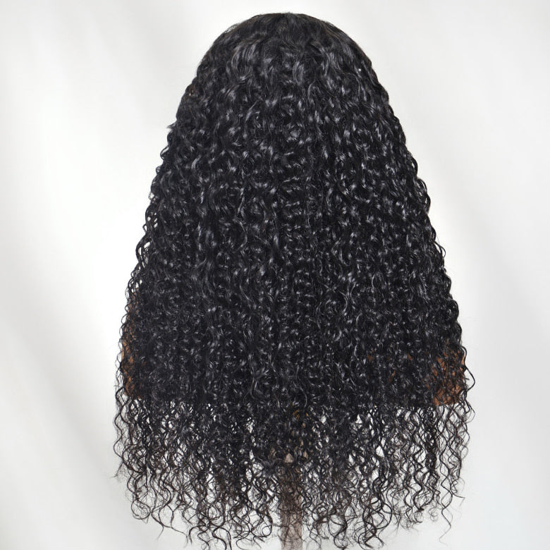 Sunber 7x5/ 13x4 Pre-Everything Lace Frontal Wig Water Wave & Curly Mixed Human Hair Wigs With Invisi Drawstring