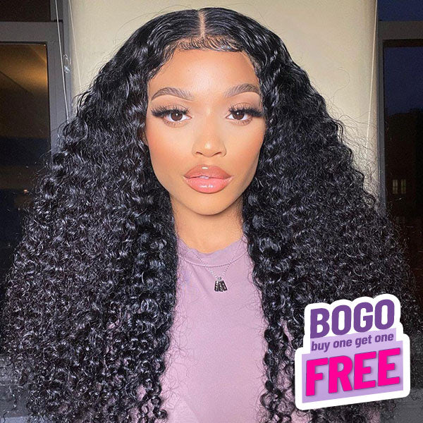 BOGO Water Wave Pre-cut 7x5 Lace Wear Go Glueless Wig