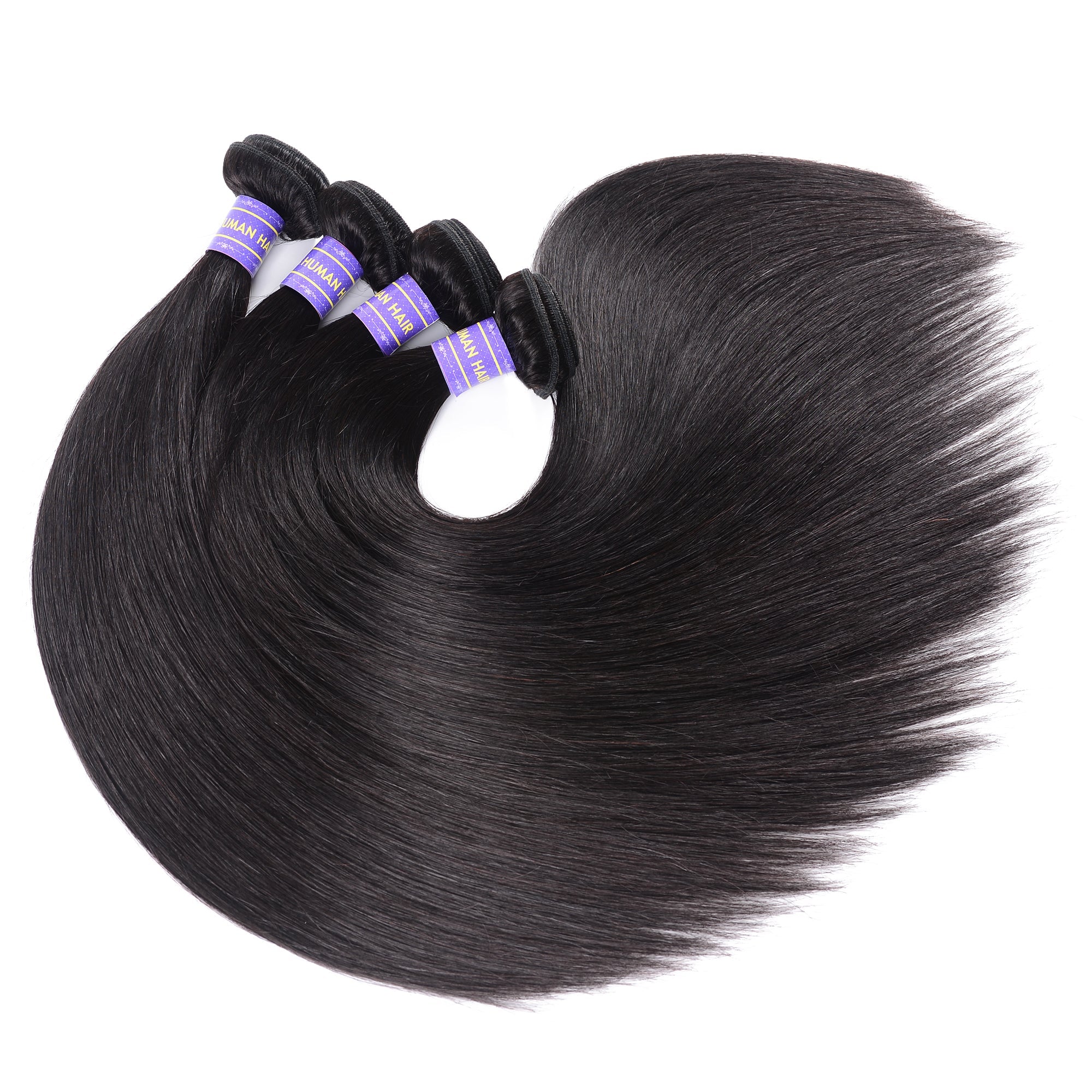 Hive Hair 4 Bundles New Remy Human Hair Weave