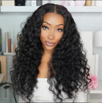 Sunber 7x5 Byebye Knots Natural Wave Wig Put on and Go Glueless Human Hair Wig with Invisible Knots