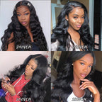 Straight 3Bundles Human Hair Weave  for Black Woman