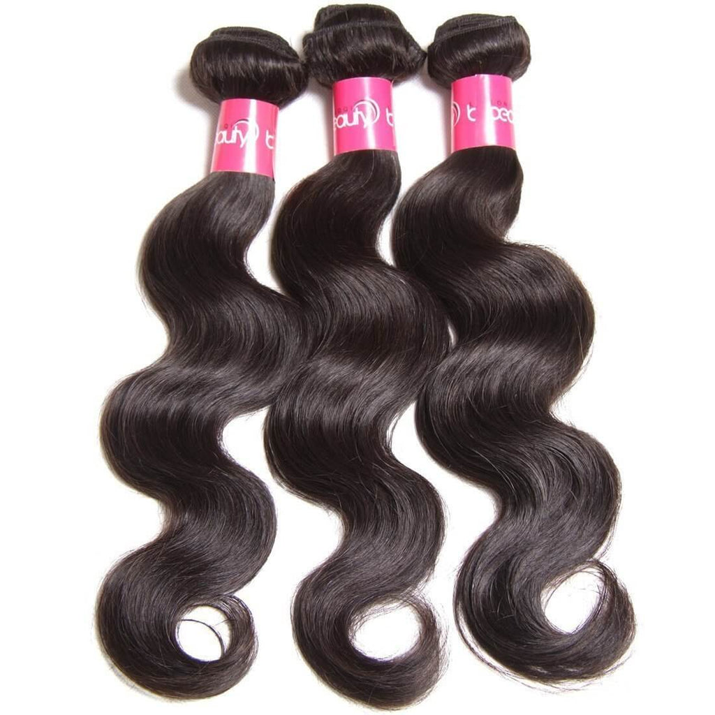 Straight 3Bundles Human Hair Weave  for Black Woman