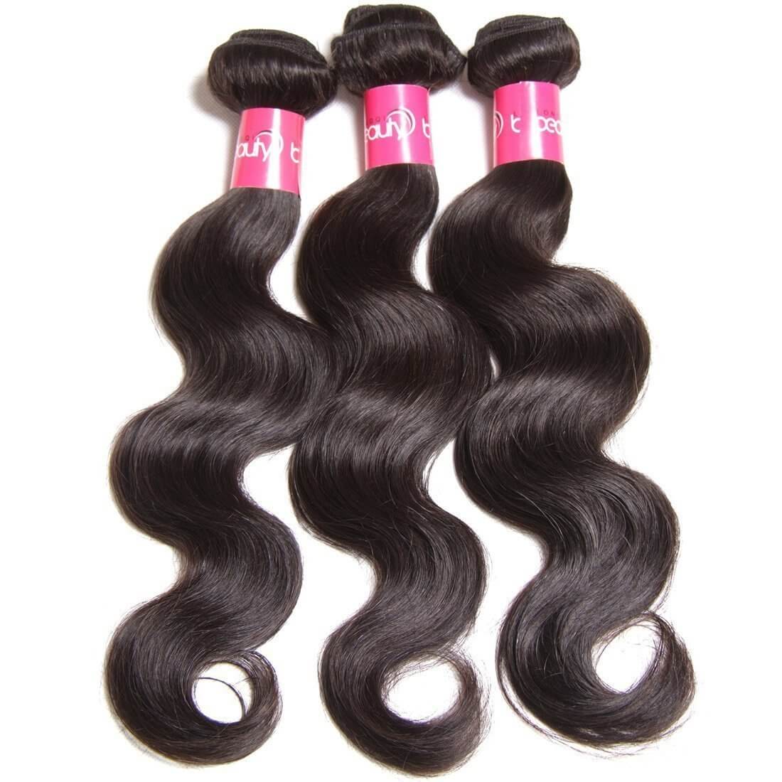 Straight 3Bundles Human Hair Weave  for Black Woman
