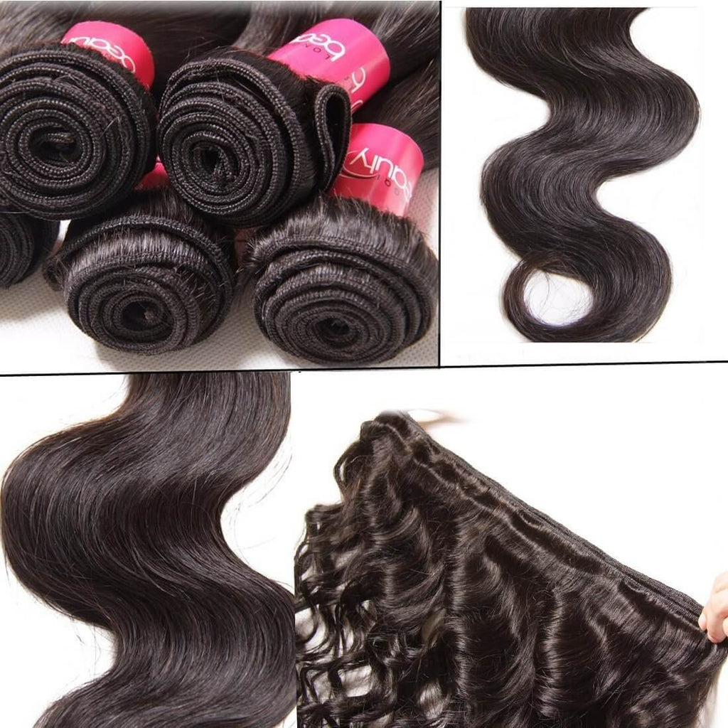 Straight 3Bundles Human Hair Weave  for Black Woman
