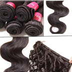 Straight 3Bundles Human Hair Weave  for Black Woman