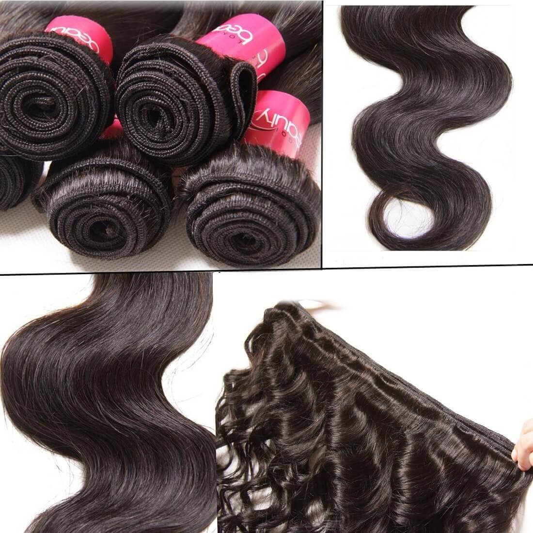 Straight 3Bundles Human Hair Weave  for Black Woman