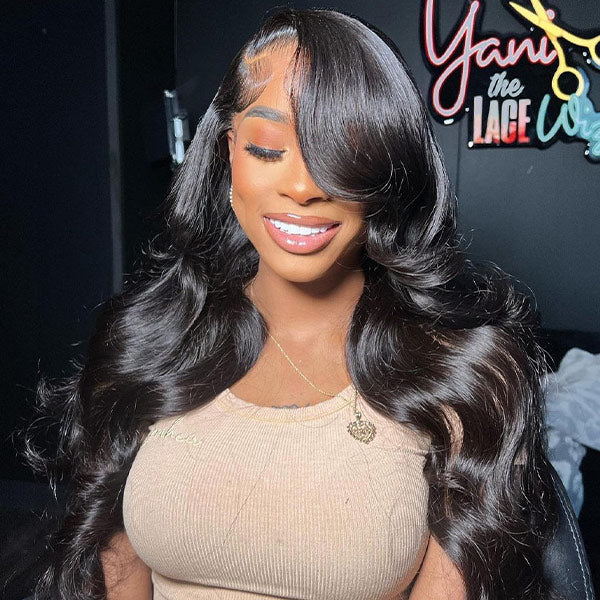 HairHive M-Cap Body Wave Wear Go Glueless Wigs Pre-plucked Pre Cut 9x6 HD Lace Bleached Tiny Knots Beginner Friendly