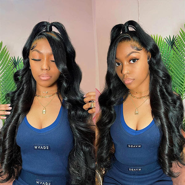 HairHive M-Cap Body Wave Wear Go Glueless Wigs Pre-plucked Pre Cut 9x6 HD Lace Bleached Tiny Knots Beginner Friendly