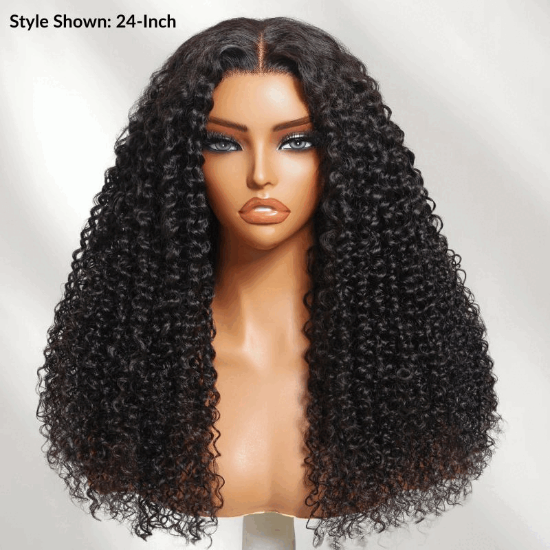 Sunber 7x5 Bye Bye Knots Wigs Jerry Curly Pre-Cut Lace Human Hair Wigs Bleached Knots With Baby Hair