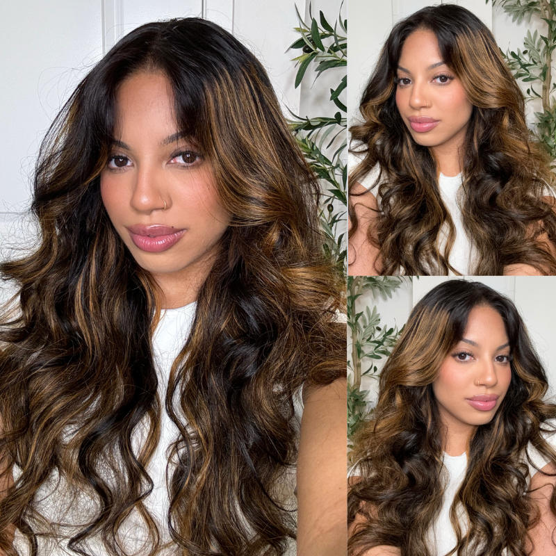 Sunber Balayage Highlight Jerry Curly Glueless Wig Limited Stock Vip Member Flash Sale