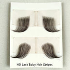 HairHive Reusable HD lace Fluff Babyhair Edge Stripes Super Tiny Knots