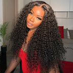 HairHive M-Cap Kinky Curly Wear Go Wigs Bleached Knots Pre Cut 9x6 HD Lace Glueless Human Hair Wigs For Women