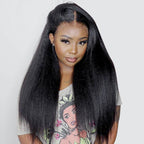 CLEARANCE | Kinky Straight Wear Go Glueless Wigs 7x5 Lace Closure Wigs 100% Human Hair For Women