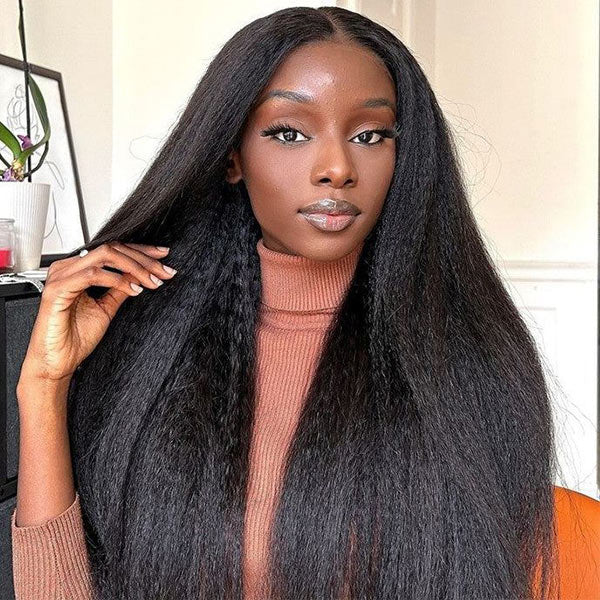 CLEARANCE | Kinky Straight Wear Go Glueless Wigs 7x5 Lace Closure Wigs 100% Human Hair For Women