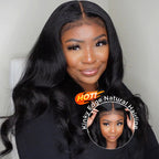 Sunber 7x5 HD Real Scalp 180% Density Yaki Straight Pre Cut Lace Bye Bye Knots Wig With Bleach Knots Vip Member Flash Sale