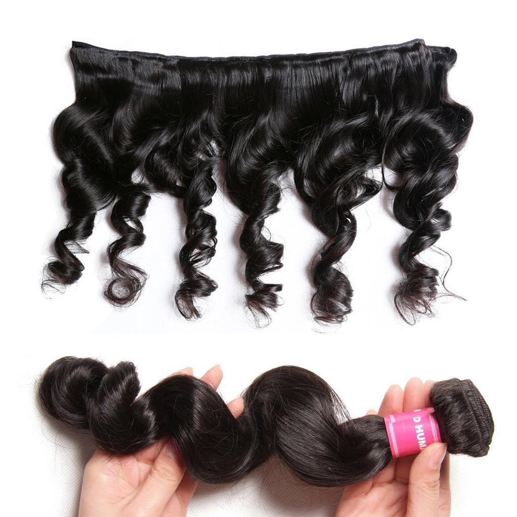 Hive Hair Brazilian Loose Wave 3 Bundles On Sale, 7A Grade Virgin Hair