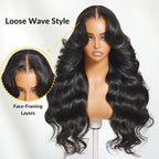 Sunber Body Wave 13x4 Pre-Everything 150% Density Glueless Frontal Wig – Pre-Plucked Hairline & Elastic Drawstring Flash Sale