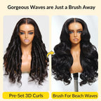 Sunber Body Wave 13x4 Pre-Everything 150% Density Glueless Frontal Wig – Pre-Plucked Hairline & Elastic Drawstring Flash Sale