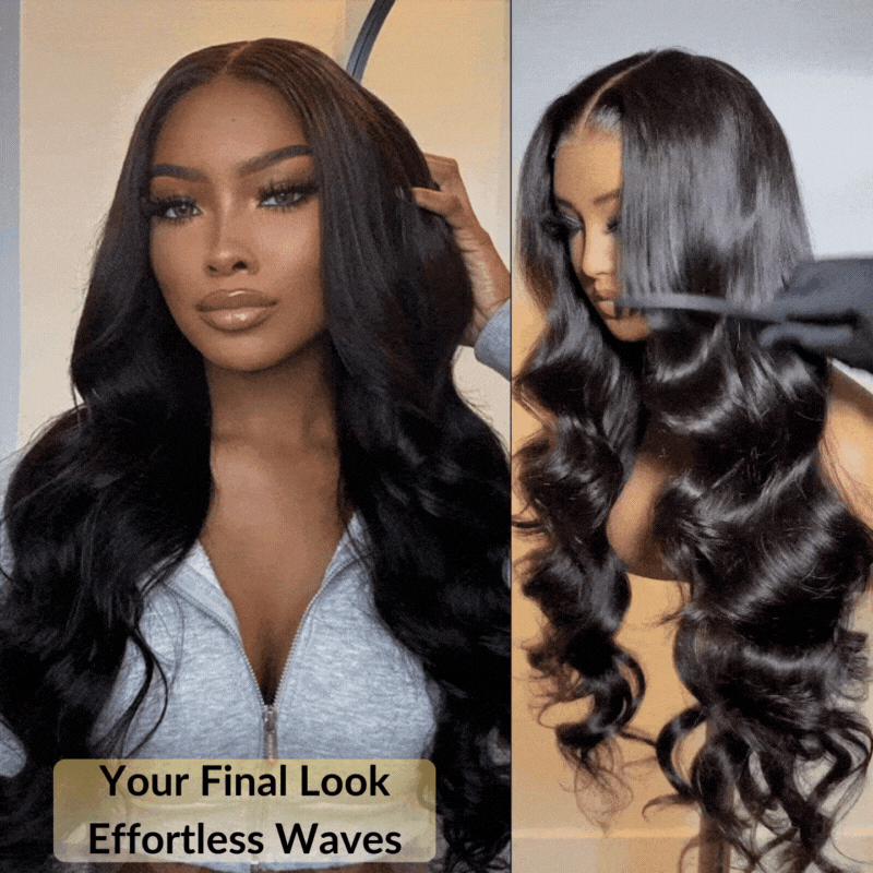 Sunber Body Wave 13x4 Pre-Everything 150% Density Glueless Frontal Wig – Pre-Plucked Hairline & Elastic Drawstring Flash Sale