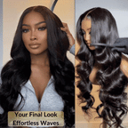 Sunber Body Wave 13x4 Pre-Everything 150% Density Glueless Frontal Wig – Pre-Plucked Hairline & Elastic Drawstring Flash Sale