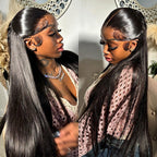 HairHive M-cap Straight Wear Go Wigs Pre Cut 9x6 HD Lace Bleached Knots Glueless Wigs Human Hair Tiny Knots Pre Plucked Hairline