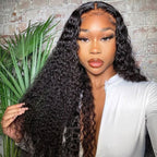 HairHive Water Wave Pre-Cut 9x6 T Part Lace Wig Bleached Knots Lace Frontal Wear Go Wig