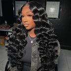 HairHive M-Cap Wand Curl Pre Cut 9x6 HD Lace Wear Go Glueless Wigs 100% Human Hair Pre Bleached Tiny Knots